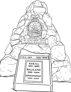 Illustrated coloring page of Legion — Tofino
